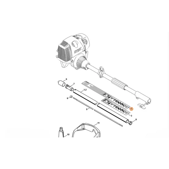 STIHL  Tabliczka ostrzegawcza FS 0000 967 7254